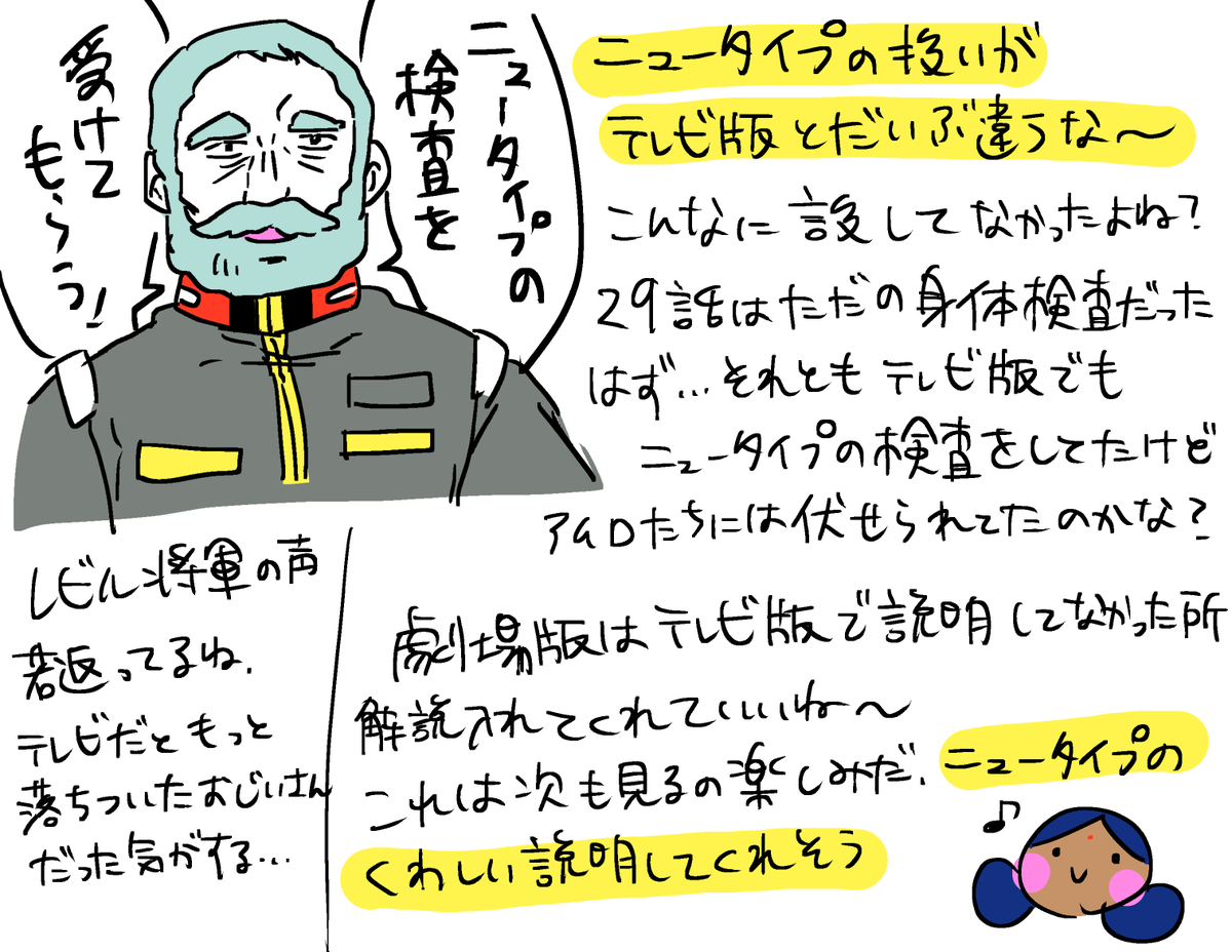 劇場版機動戦士ガンダムⅡ 哀・戦士編を見ました 