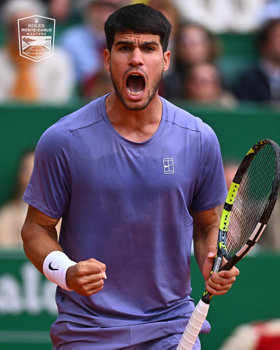 Rolex Monte-Carlo Masters (@rolexmcmasters) on Twitter photo Talk about a strong response 😳
<a href="/carlosalcaraz/">Carlos Alcaraz</a> wins the 2nd set 6-1 to set up a deciding set shootout for the #RolexMonteCarloMasters title! Talk about a strong response 😳
<a href="/carlosalcaraz/">Carlos Alcaraz</a> wins the 2nd set 6-1 to set up a deciding set shootout for the #RolexMonteCarloMasters title!