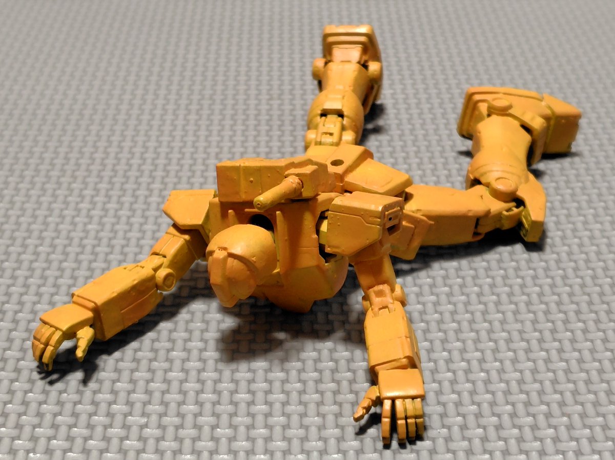 hoboho78's tweet image. ビグ・ザム Ver. A.N.I.M.E.(勝手に)発売記念 第3弾
溶けたジム・・・手抜きで実はガンダム