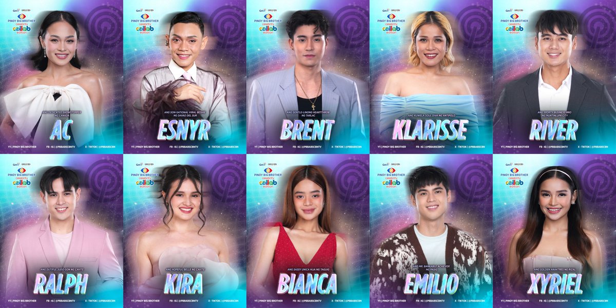 a STAR off! whoof!

this is a ✨line up✨

ladies and gentlemen, your kapamilya housemates this season!

⭐️⭐️⭐️⭐️⭐️
⭐️⭐️⭐️⭐️⭐️

#PBBCollabTampuhan