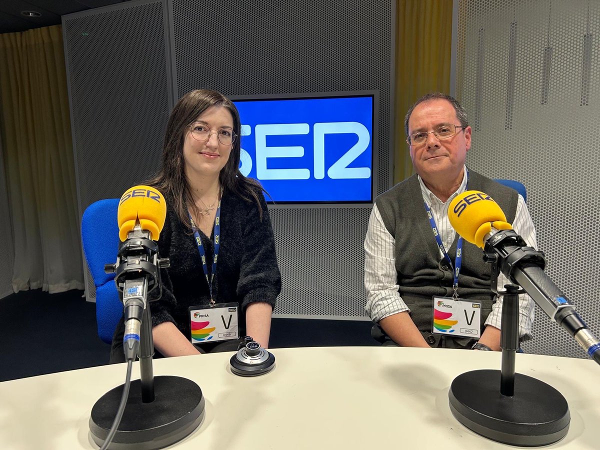 María José López y Alberto Rábano, neuropatóloga y director científico del <a href="/banco_tx_CIEN/">BT-CIEN</a> en los estudios de <a href="/Avivir/">A vivir</a> en <a href="/La_SER/">Cadena SER</a>. Nos explican la importancia de la donación de tejido cerebral para investigación y cómo hacerse donante bt.fundacioncien.es/hacerse-donante
cadenaser.com/audio/17445360…