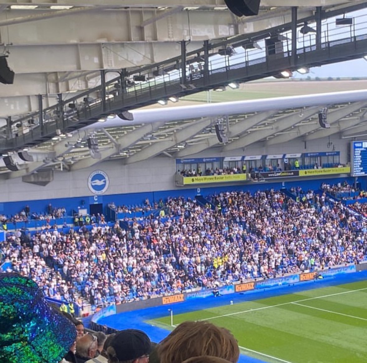 Leicester at Brighton yesterday 

#LCFC
