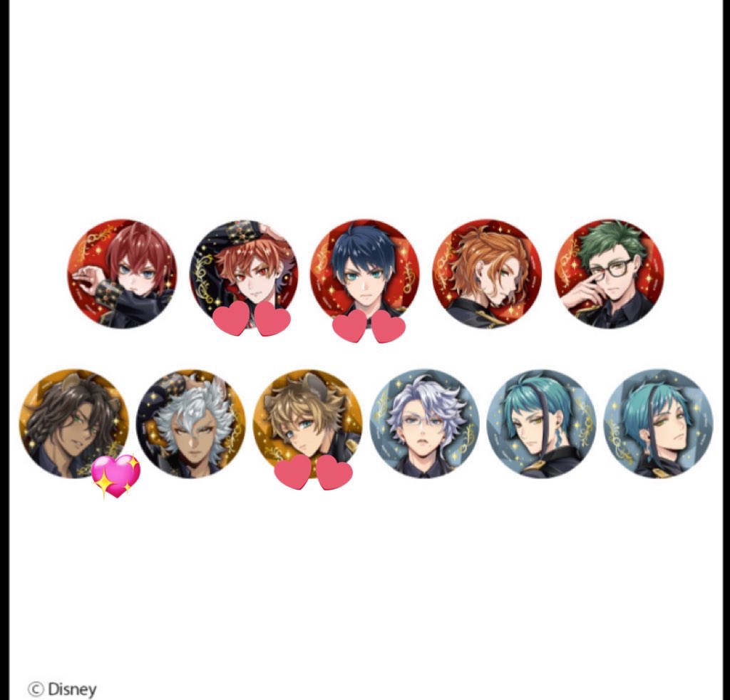 turb_ramu's tweet photo. 【交換・譲渡】ツイステ　5周年　缶バッジ

譲)👑→フロイド　ジェイド
★→アズール　リドル
●→トレイ
○→ケイト
(無印→ジャック)

求)定価+送料
または同種レオナ>エース・マレウス>ラギー>デュース

現地・通販にて5〜10箱購入予定 https://t.co/qqDjtCIIr0