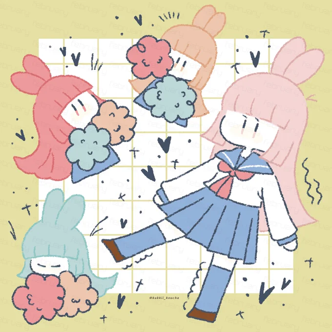 あなたを応援し隊ⓅⓄⓃ #イラスト #illustration