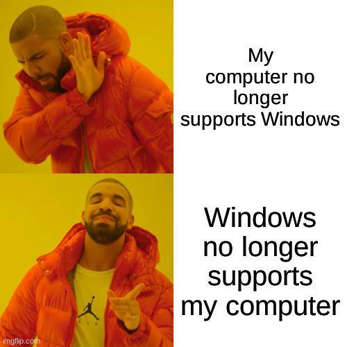 Within every ending lies the potential for a new beginning, a silver lining veiled in the present sorrow. Hah! Linux mint it is now!