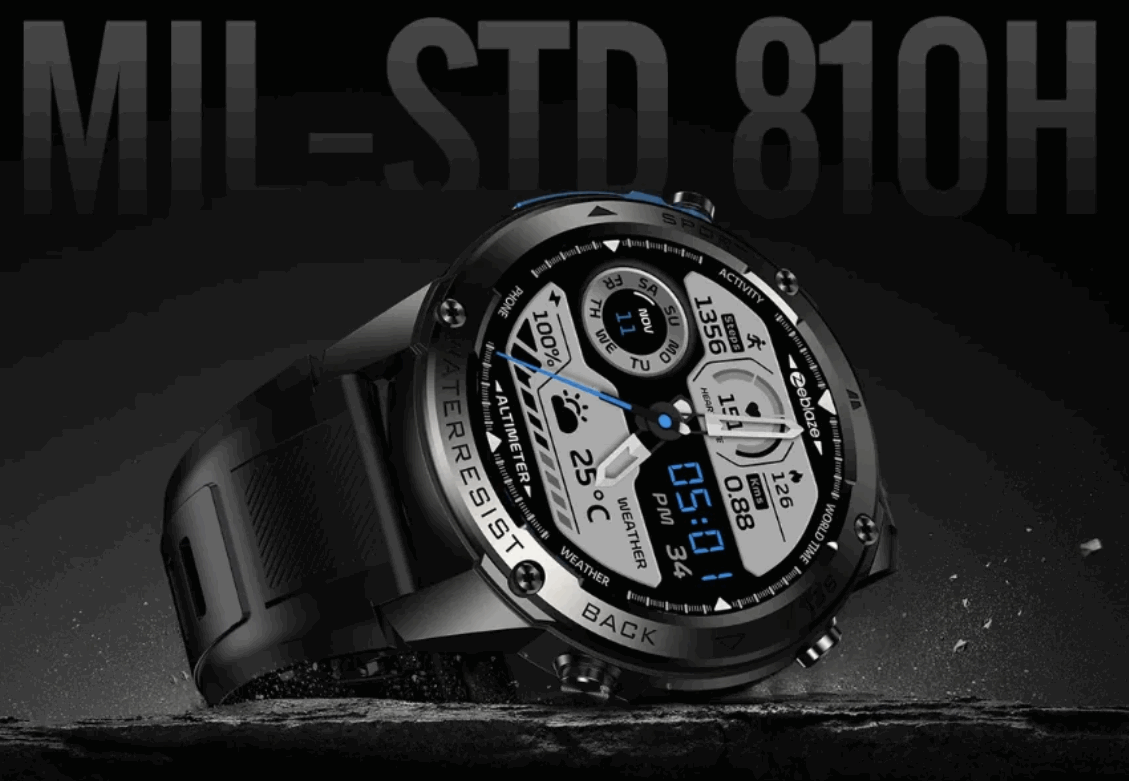 GoMallgr's tweet photo. Zeblaze Stratos 2 Ultra: Outdoor Smartwatch με GPS Dual-Band, AMOLED &amp; 60 Ημέρες Αυτονομία! @Banggood μόνο 52,50€
https://t.co/ldJv0qCpBU https://t.co/SGB4JDPIia