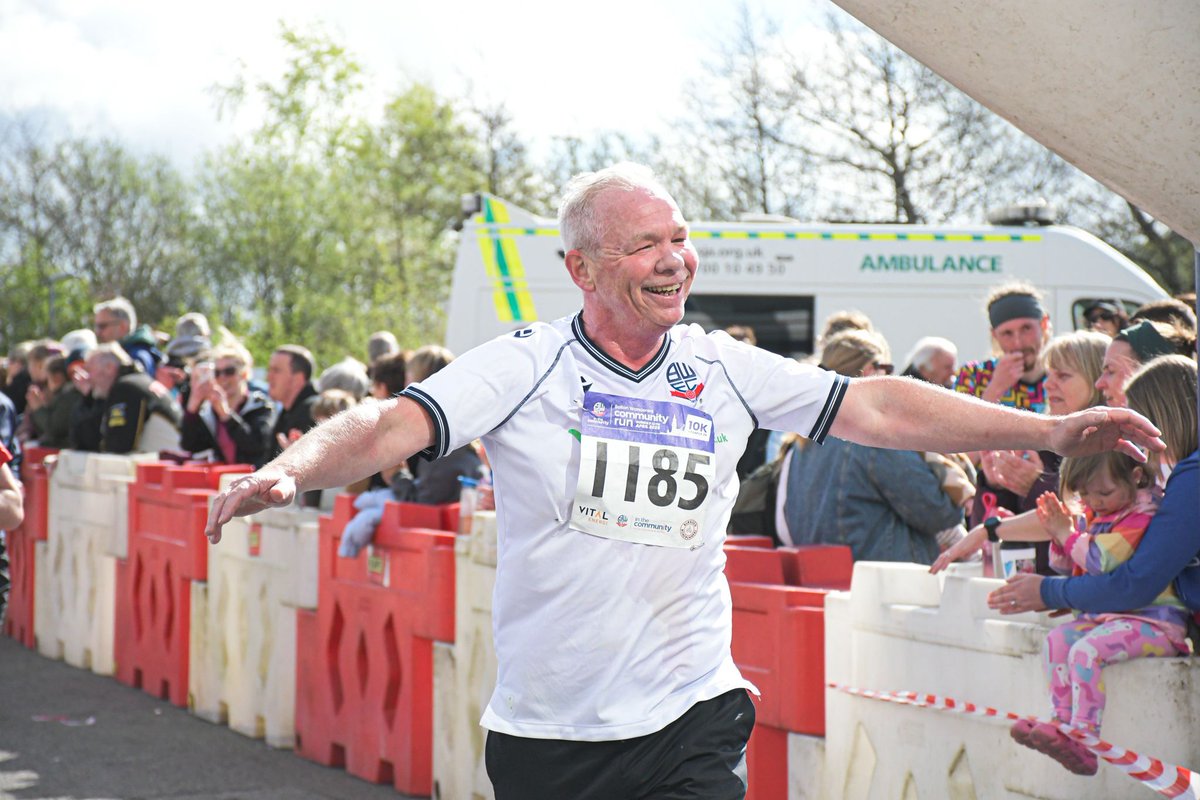 Bolton Wanderers in the Community (@officialbwitc) on Twitter photo Thank you to everyone who joined us for the Bolton Community 10k and Family 2K Fun Run, sponsored by <a href="/VitalEnergi/">Vital Energi</a>
With 1,600 participants and so many supporters you brought the Toughsheet Community Stadium to life on what started as a dreary morning but ended with sunshine, Thank you to everyone who joined us for the Bolton Community 10k and Family 2K Fun Run, sponsored by <a href="/VitalEnergi/">Vital Energi</a>
With 1,600 participants and so many supporters you brought the Toughsheet Community Stadium to life on what started as a dreary morning but ended with sunshine,