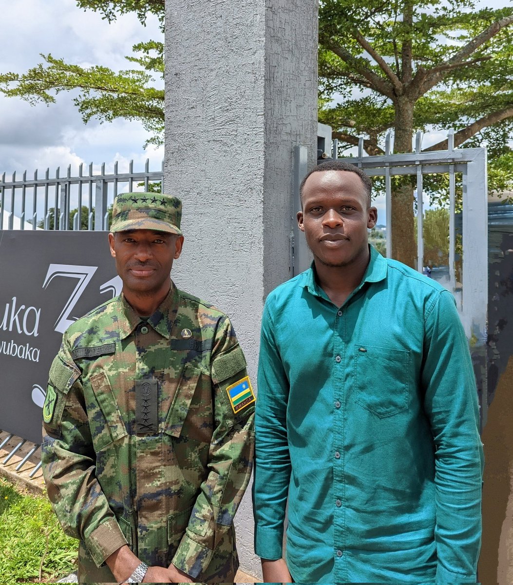 A true honor to stand next to Rwanda's Chief of Defence Staff, General Mubarak MUGANGA. 🇷🇼❤️

🏃 Nkigendera