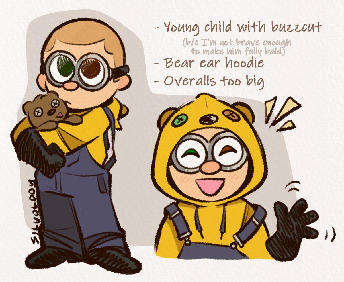 silvoldoy's tweet photo. Been seeing some fabulous humanized minion designs n I wanted to try my hand at it :) By NO means am I a character designer tho... #minions https://t.co/rQw5u05tFq