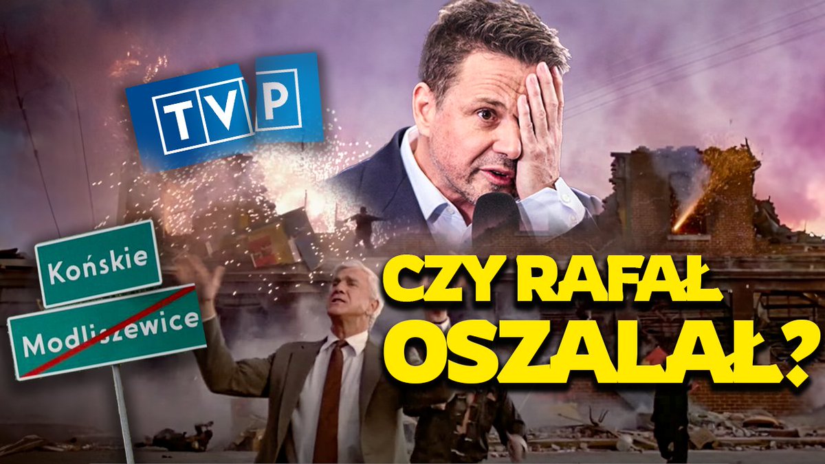 OKonserwa's tweet photo. Co się właściwie stało w Końskich ⁉️Czy TVP (w likwidacji) złamała prawo? Czy @SlawomirMentzen powinien skorzystać z telekomunikacji miejskiej by dotrzeć na debatę? Czy Rafał Trzaskowski następnego dnia po nokaucie... oszalał? 🤔

📺 O GODZ. 16 NA NASZYM KANALE PREMIERA KOMENTARZA 👇🏻