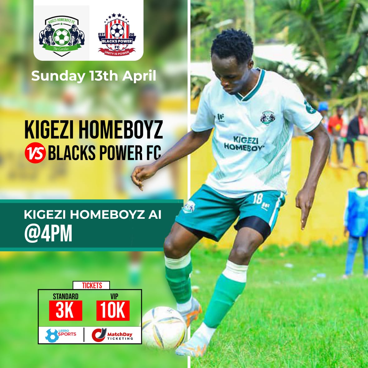 MatchdayTicket6's tweet photo. In less than two hours, @HomeBoyzFC will aim to improve on their previous encounter as they host @BlacksPowerFC, who defeated them 1-0.

To support the Home Boyz, make a purchase of a ticket(s) via https://t.co/ucoPNbPJKV at only 3K and 10K for Standard and VIP respectively. https://t.co/bLMk6IbHwj
