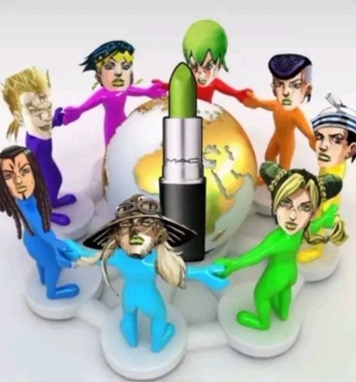 jjba_cursed's tweet photo. Only the baddest bitches get the green lipstick https://t.co/eDriDw8RWh