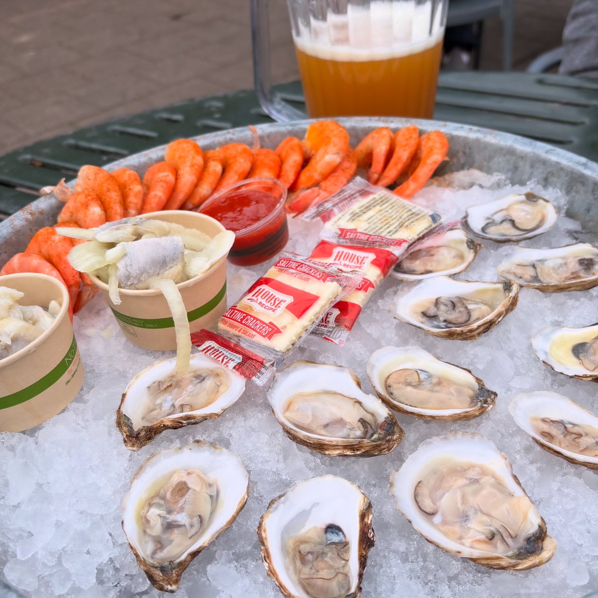 First #oilpan of the season yesterday <a href="/SeaSaltEatery/">Sea Salt Eatery</a>