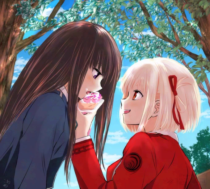 はい、美味しい～#リコリコ 