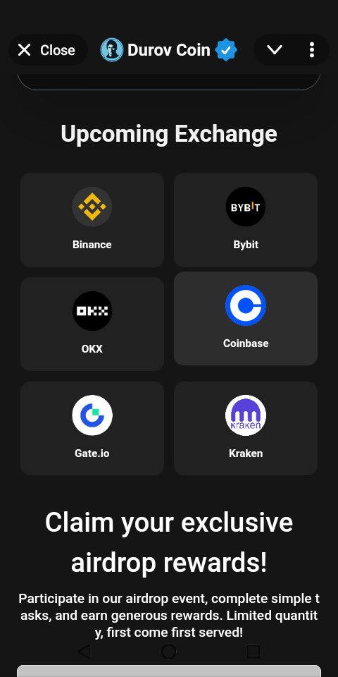 IfiriVictor's tweet photo. Durov Coin airdrop officially launched! Join now to grab your rewards! https://t.co/kULHmqoGmn https://t.co/jQOjddpeQU