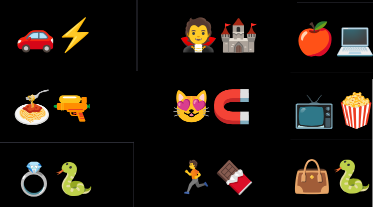 Sunday Funday with Emojis!

Below you can see combinations of emojis launched together, on <a href="/Aptos/">Aptos</a> , <a href="/emojicoindotfun/">emojicoin dot fun</a> 

Task:

Tell me what do you see on the picture!

There are no wrong answers, if you share &amp; like, and have a <a href="/PetraWallet/">Petra</a> , you will be getting %-of the supply!🏁