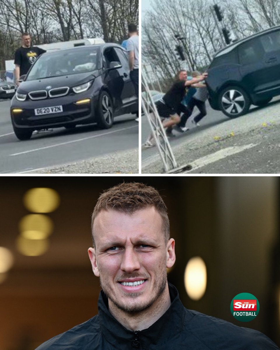TheSunFootball's tweet image. Dan Burn casually helped push a broken-down car off a roundabout. 👀
What a top bloke 👏