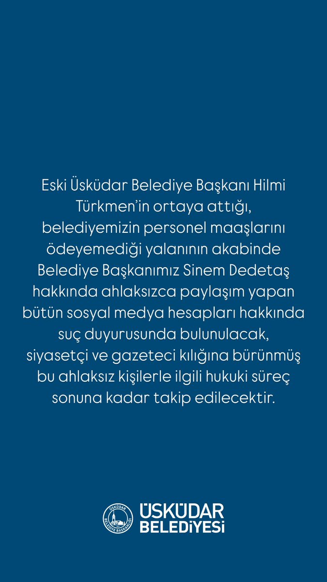 Basın ve Kamuoyuna,