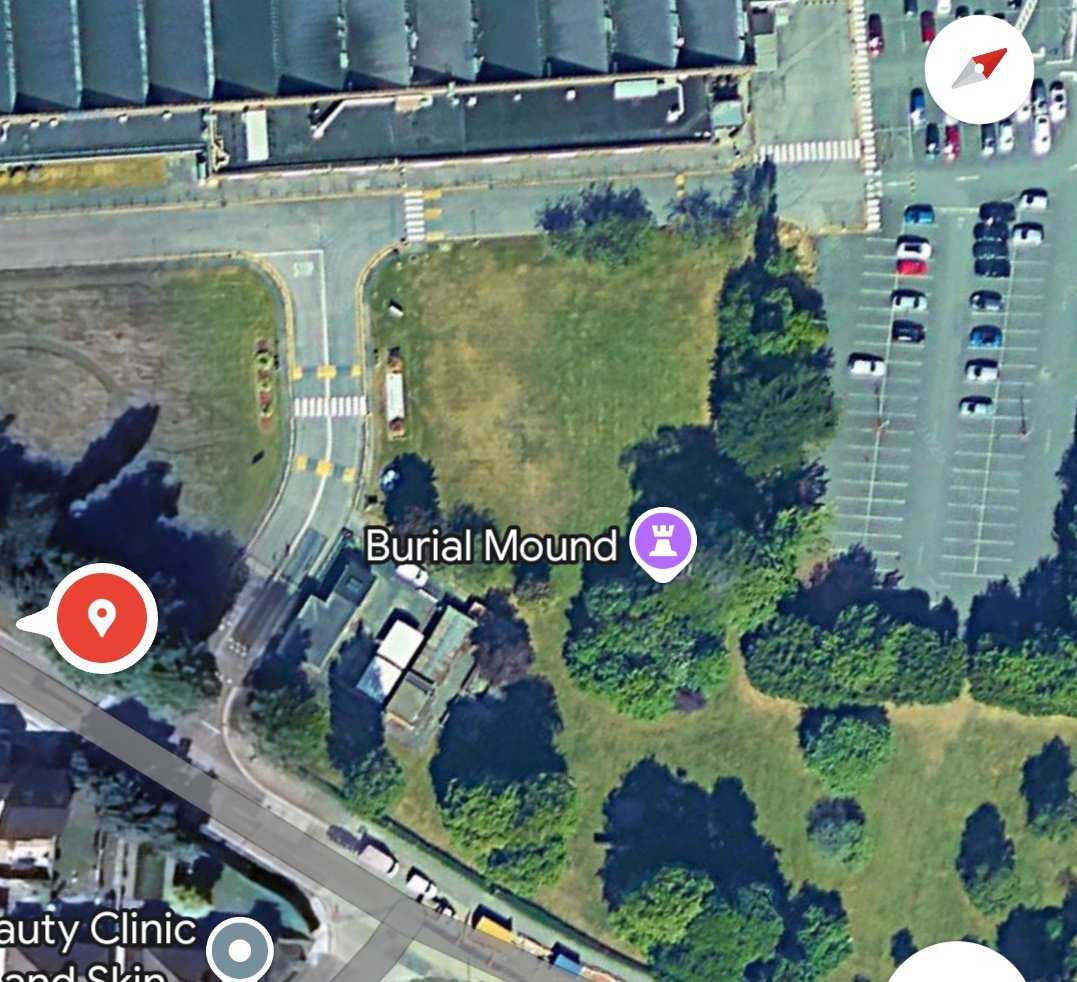 Hidden in plain sight on the grounds of the Cadbury factory in Coolock lies a quiet survivor from Dublin’s ancient past. Nestled just off the Malahide Road, this unassuming grassy hill, roughly 20 metres in diameter, is a Bronze Age burial mound, dating back to around 2000 BCE!