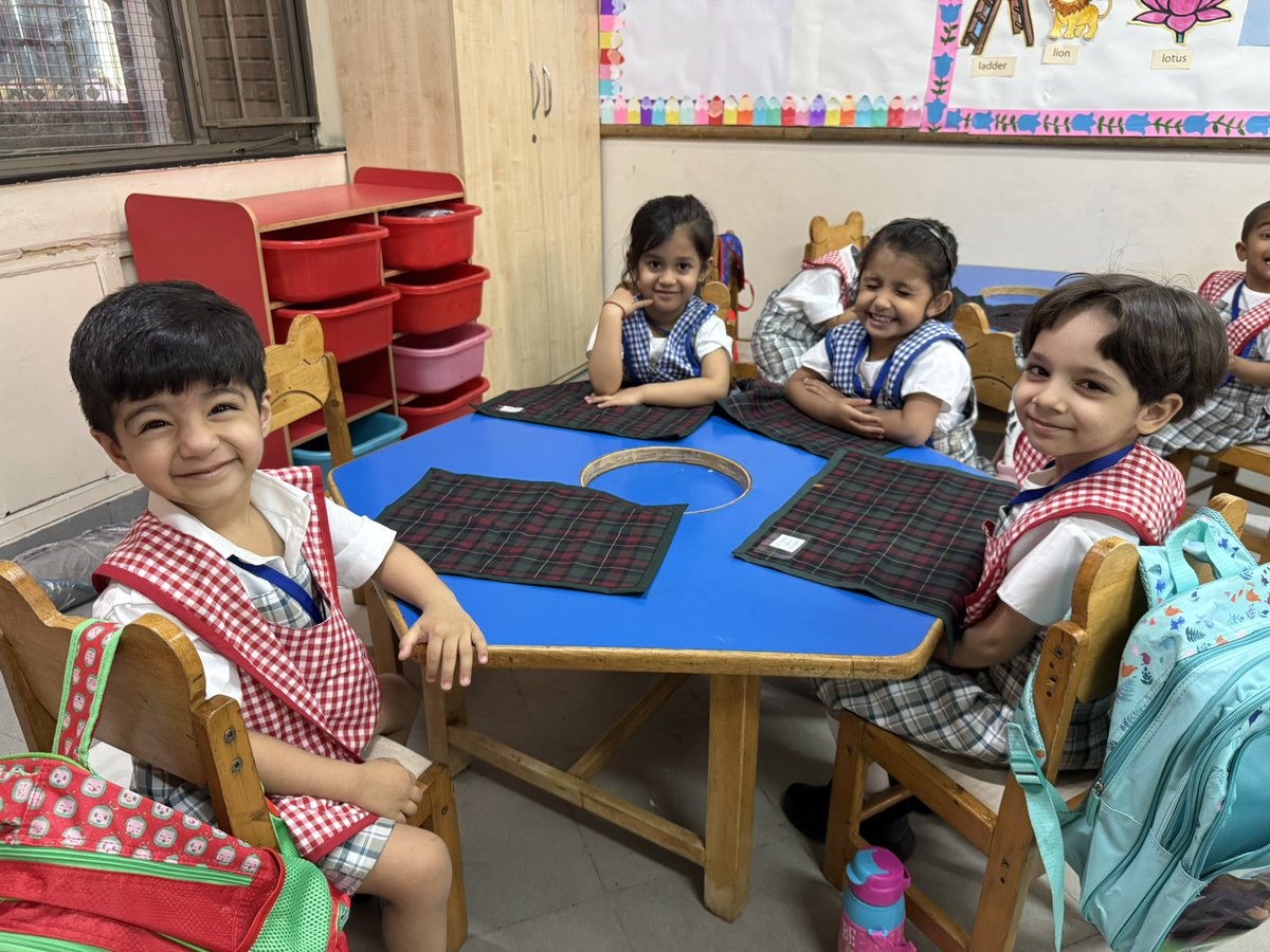 pallavi_singh4's tweet photo. 1st day, 1st week, full of tender moments &amp; tiny tears! Our little stars began with teary eyes but are now all smiles. #interactiveactivities to #storysessions, it’s been a joyful start to a beautiful journey!#NewNursery @ashokkp @y_sanjay @pntduggal @ShandilyaPooja @anupmauppal7 https://t.co/DJUUdvatpr