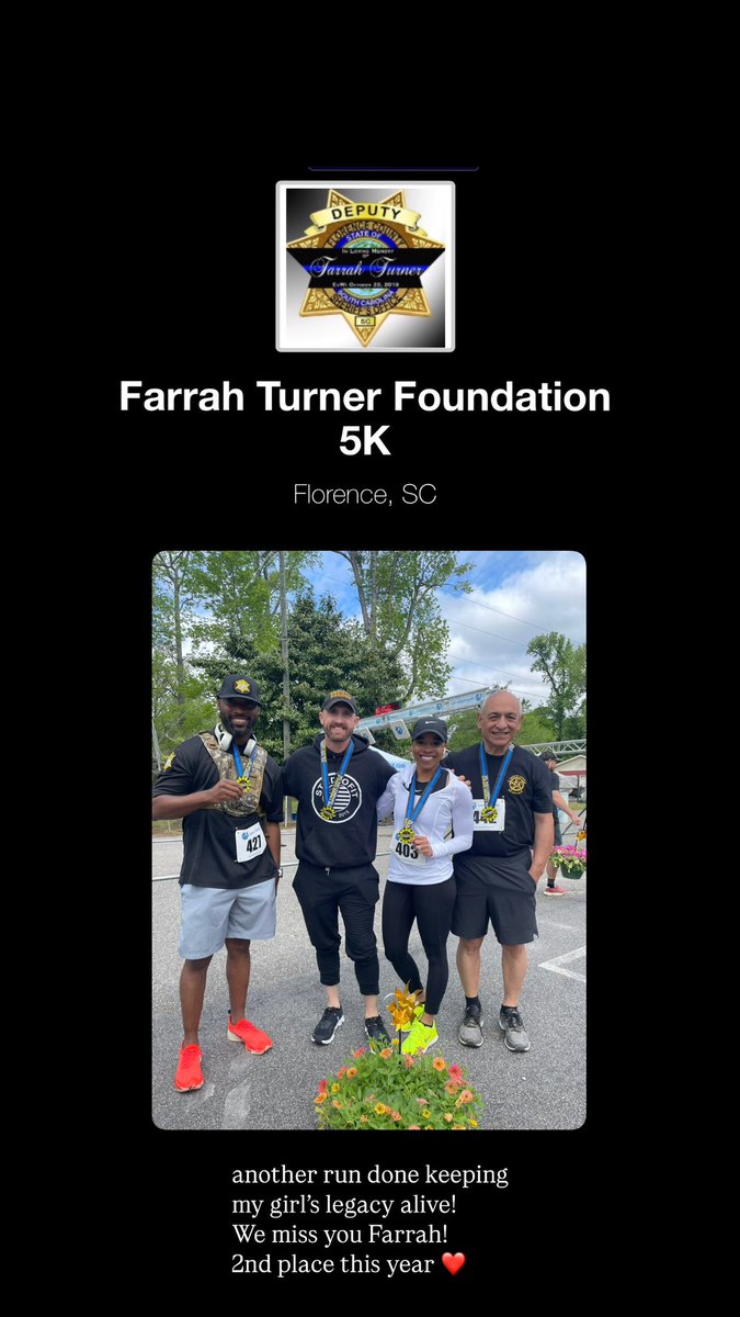 We will never forget the ultimate sacrifice of my dear sis, Investigator Farrah Turner … #FlyFarrahFly