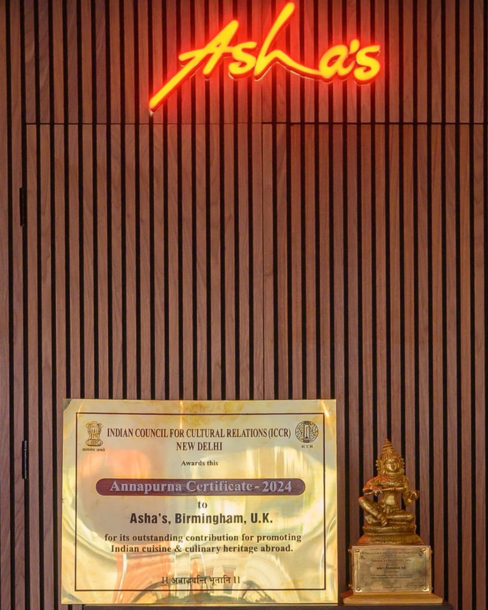 Celebrating our GLOBAL award, officially recognised by the Government of India! 🏆🎉

We were honoured as one of the top 5 dining establishments worldwide and for our outstanding efforts in promoting Indian cuisine on a global stage. 🌏🌟

Thank you to our incredible team! 🙏📸