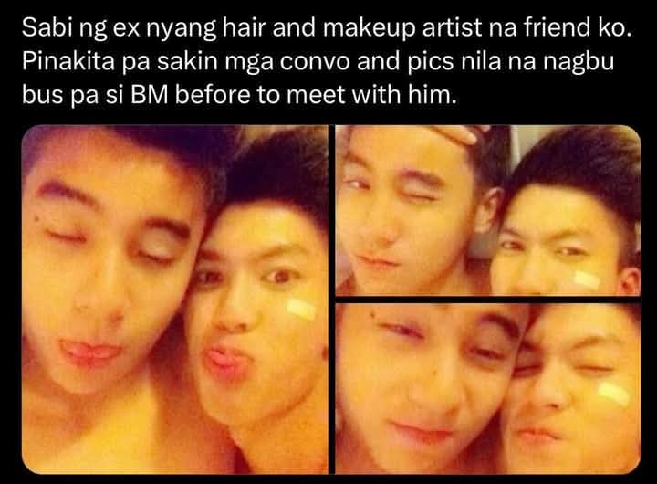 Belcamala's tweet photo. Brent Manalo, what is the meaning of this? 😱

Mas lalo siya naging attractive trewww

#PBBTheBigCollab https://t.co/ev5SDDsc2R
