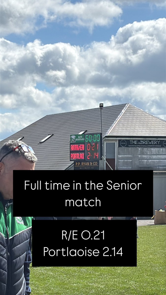 Full time Laois ACHL Division 1 
Rathdowney/Errill 0.21 <a href="/PortlaoiseGAA/">Portlaoise GAA</a> 2.14 🇮🇹