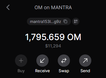 Evans_Crypto's tweet photo. Забрал 10% $OM - получилось ~$11,000
Такие дела, спасибо $ATOM за ещё 1 шикарный дропчик) https://t.co/Zo9vRF9M4e