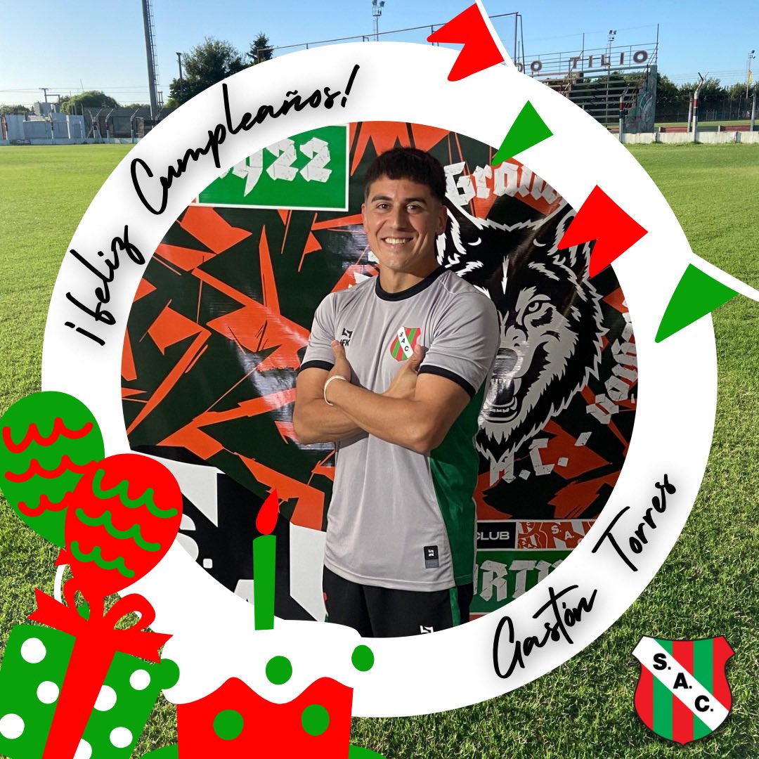 ¡𝗙𝗲𝗹𝗶𝘇 𝗰𝘂𝗺𝗽𝗹𝗲𝗮ñ𝗼𝘀 <a href="/gtorressanmarti/">Gastón Torres Sanmartí</a>!🎉🎈

❤️💚 Desde Sportivo te mandamos un fuerte abrazo y un gran saludo, en tú día!

#ElMásGrandeDeLaRegión
#DaleLobo