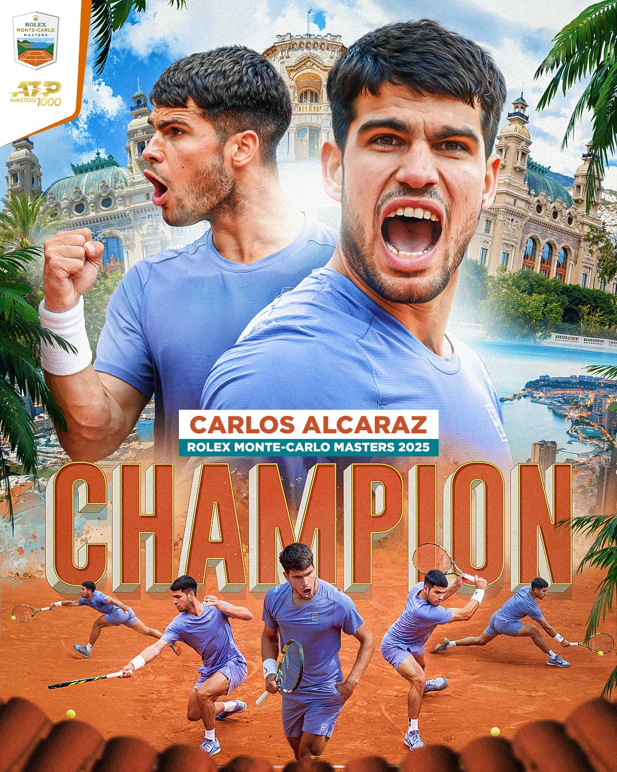 Image hình ảnh Carlos Alcaraz - Rolex Monte-Carlo Masters (@ROLEXMCMASTERS) / X