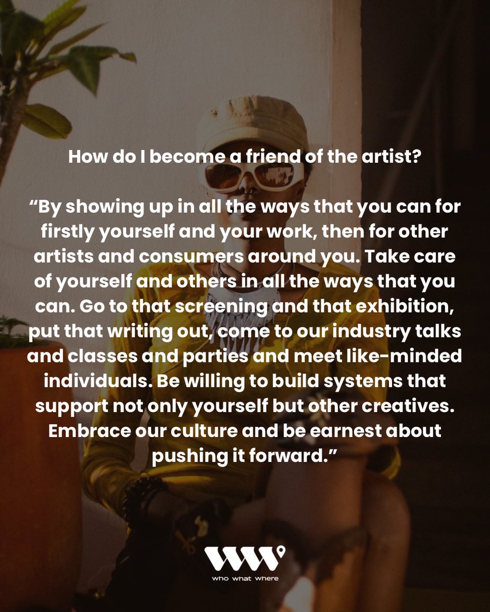 We are friends of the artist btw <a href="/wearefota/">Friends of the Artist</a> 🩵💙