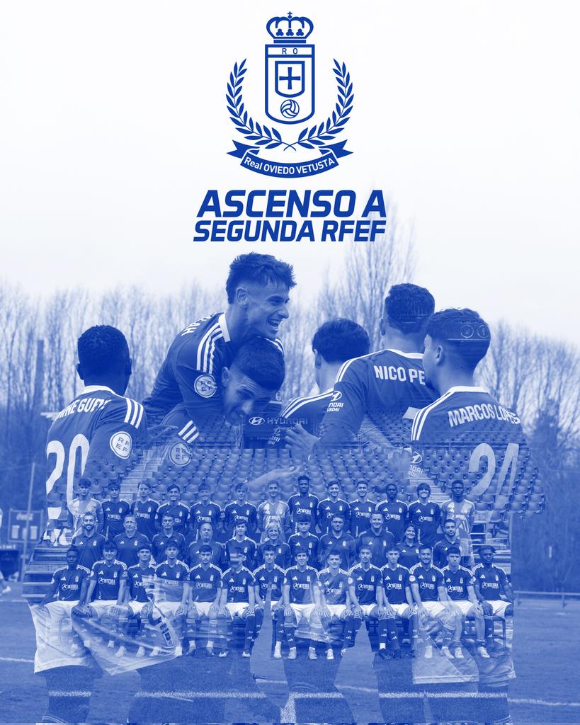 🏆 𝗦𝗢𝗠𝗢𝗦 𝗖𝗔𝗠𝗣𝗘𝗢𝗡𝗘𝗦 🏆

💙 𝗔𝗦𝗖𝗘𝗡𝗦𝗢 𝗔 𝗦𝗘𝗚𝗨𝗡𝗗𝗔 𝗥𝗙𝗘𝗙 💙

✍🏻 𝗥𝗘𝗔𝗟 𝗢𝗩𝗜𝗘𝗗𝗢 𝗩𝗘𝗧𝗨𝗦𝗧𝗔 ✍🏻

#CanteraRO
#RealOviedo 🔵⚪