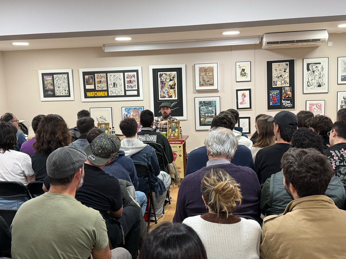 Loulogio_Pi's tweet photo. Como siempre, un placer pasar la tarde en @Akira_Comics charlando de mi nueva obra, firmando, riendo y reflexionando juntos.
¡Muchas gracias por acompañarme! https://t.co/oiqETv2LzD
