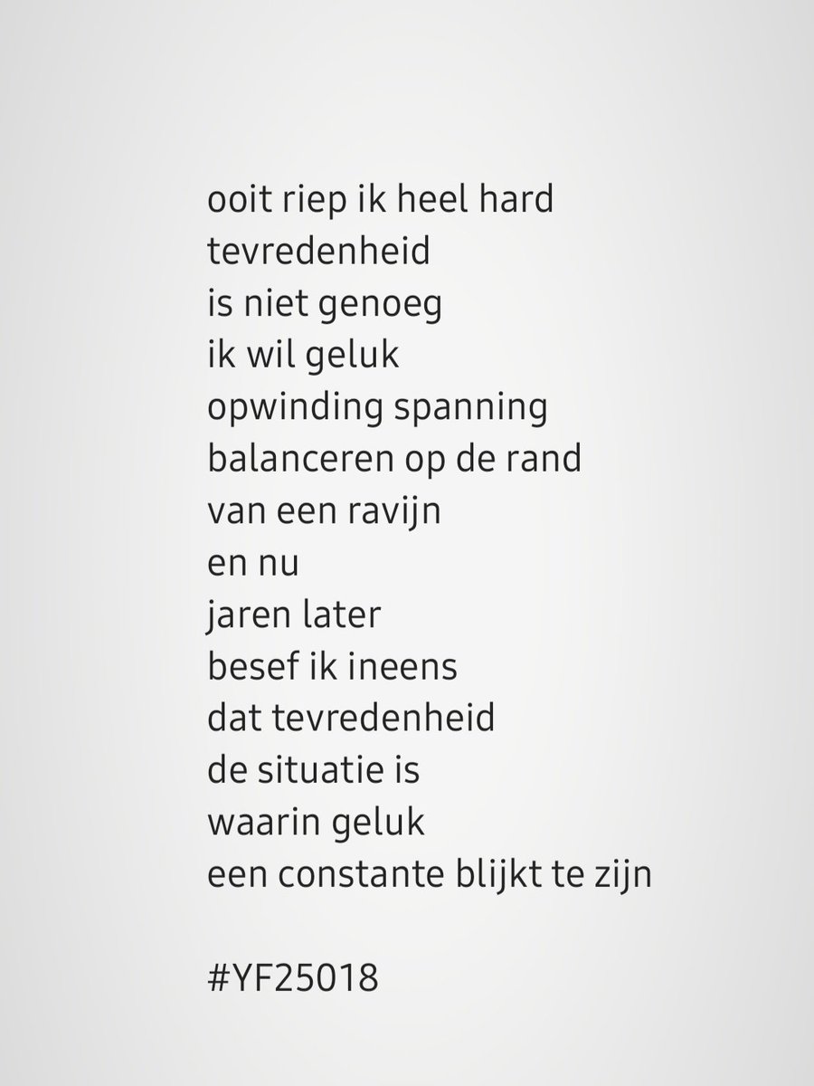 Over tevredenheid 💕 #versje #YF25018

#gedicht #gedichtje #gedichtjes #gedichten #geluk #tevredenheid