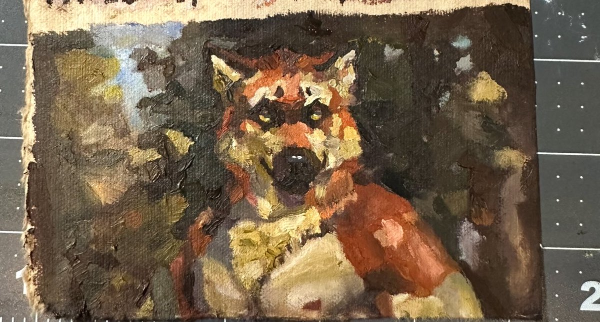 A little badge I made of dumpling from one of the scraps of paper