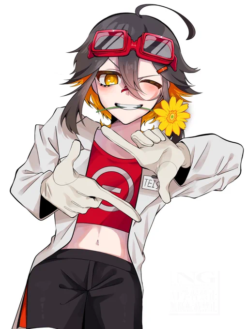 停止ちゃんの口からマインドハックと聞けたのが嬉しかった衝動描き #壱時テ絵師