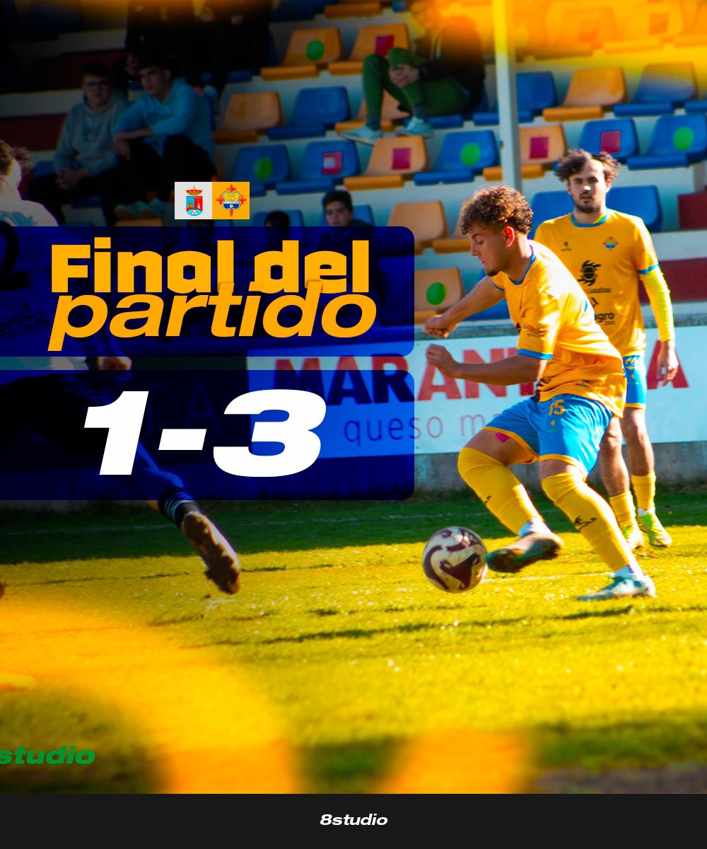 ⏱𝗙𝗜𝗡𝗔𝗟 |1-3| Victoria en Almansa ‼️

Gran partido de los nuestros, a seguir 💪🏼

⚽ Villar, Rodrigo Alves y Riveiro

#CFLaSolana 🟡