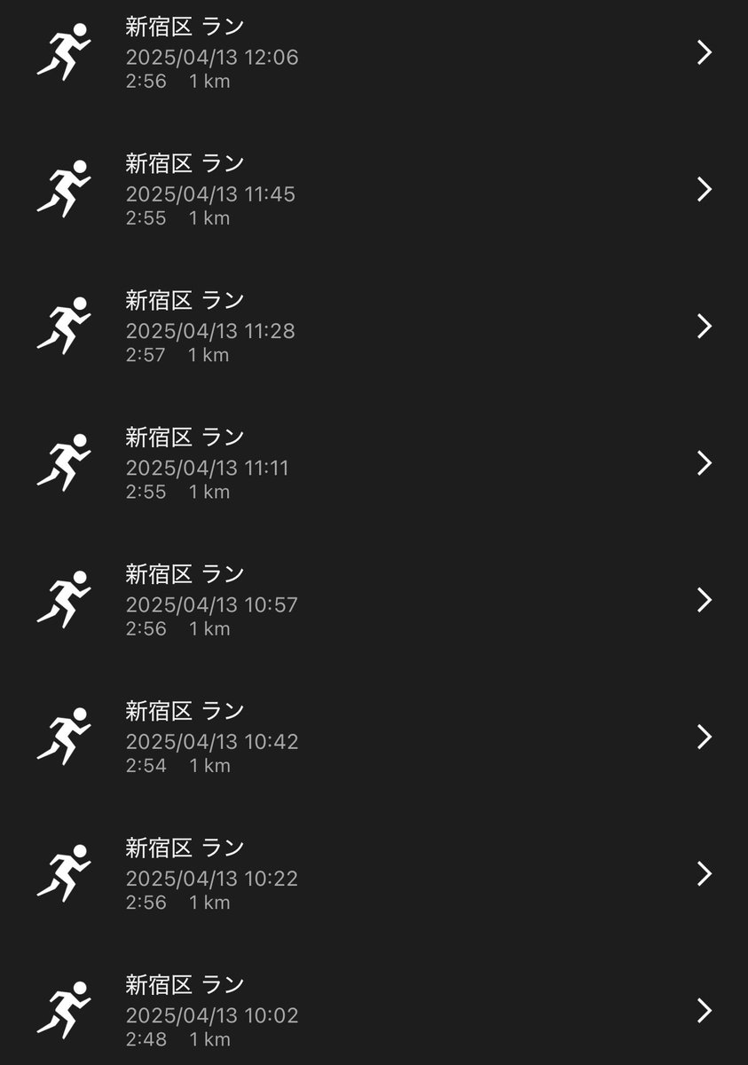 aaoshii_run's tweet photo. 2025.04.13
ADIDAS TOKYO CITY RUN 2025
ATHLETE CHALLENGE RELAY MARATHON

優勝できたの嬉しすぎ🏆
きつかったけど何とか3分かからずに走りきれた

めっちゃ楽しかった✌️

ありがとうございました！ https://t.co/8YdRcJhbHV