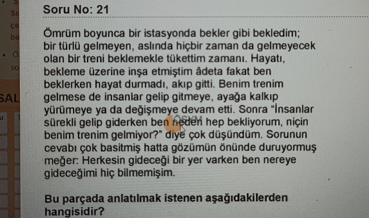Herkesin gideceği bir yer varken ben nereye gideceğimi hiç bilmemişim #ales