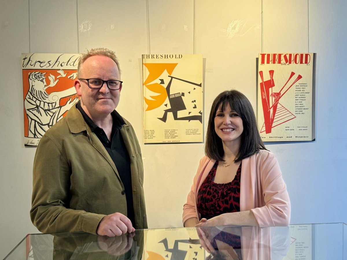 LyricBelfast's tweet image. This weekend, a new digital archive of the Lyric’s literary journal ‘Threshold’ was launched as part of the brilliant @CuirtFestival by @NUIGalway. It will now be available online for everyone to access.
Read full story here👇
bit.ly/3YuGpfg