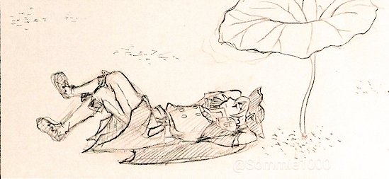 @huwa_ro ほんとは違う理由でしたが別バージョンも描いてまして☺️銀パロです 