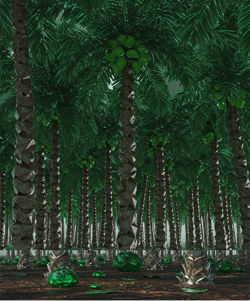 cdngisntacrm's tweet photo. Emerald palm and ruby tiger. https://t.co/DcAaqtQi8L