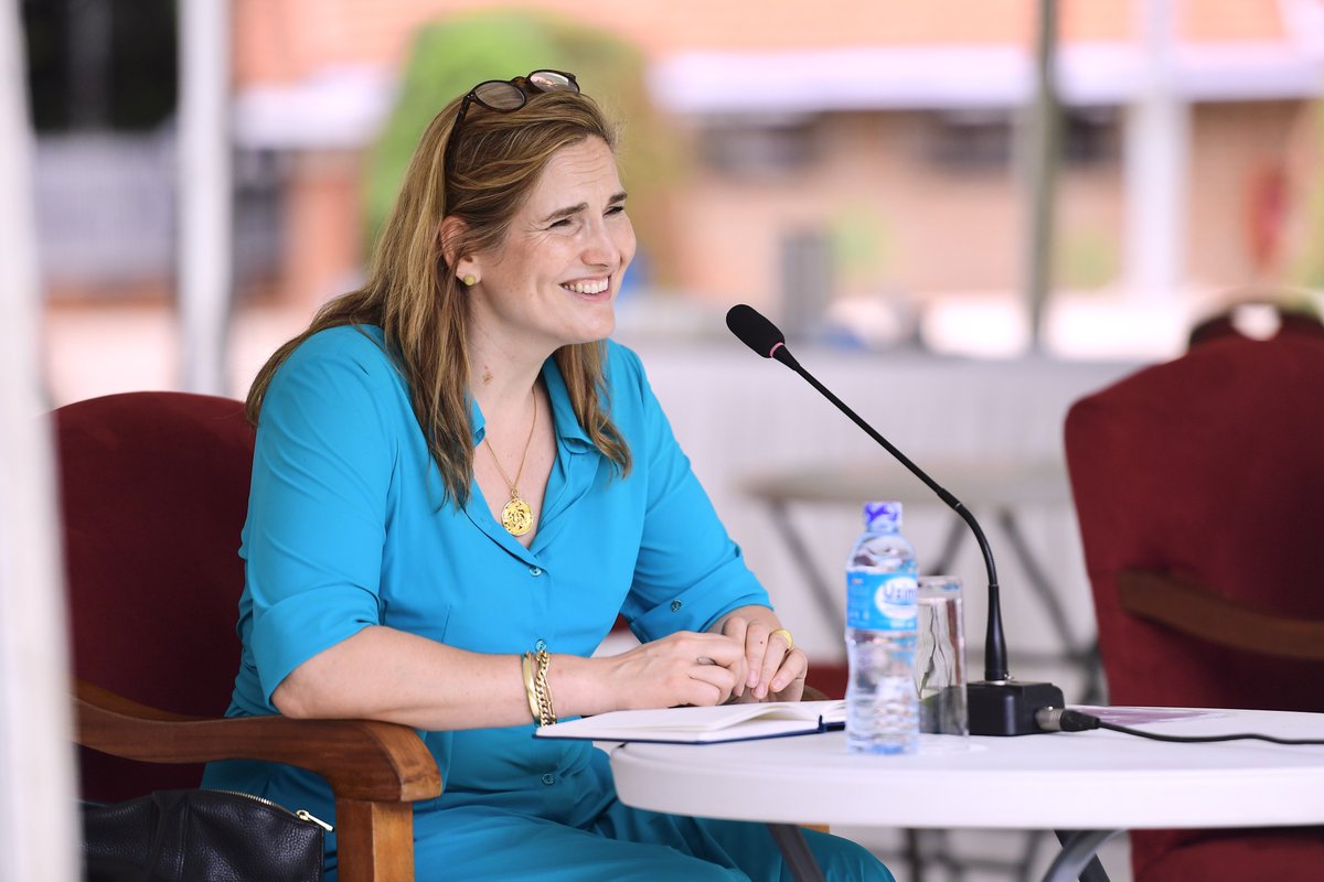 In a separate meeting, I hosted H.E. <a href="/FrederiekeQ/">Frederieke Quispel</a>, the Ambassador of the <a href="/NLinUganda/">Embassy of the Netherlands in Uganda</a>. We explored potential collaboration on menstrual health, skills training for refugees, and agricultural education.