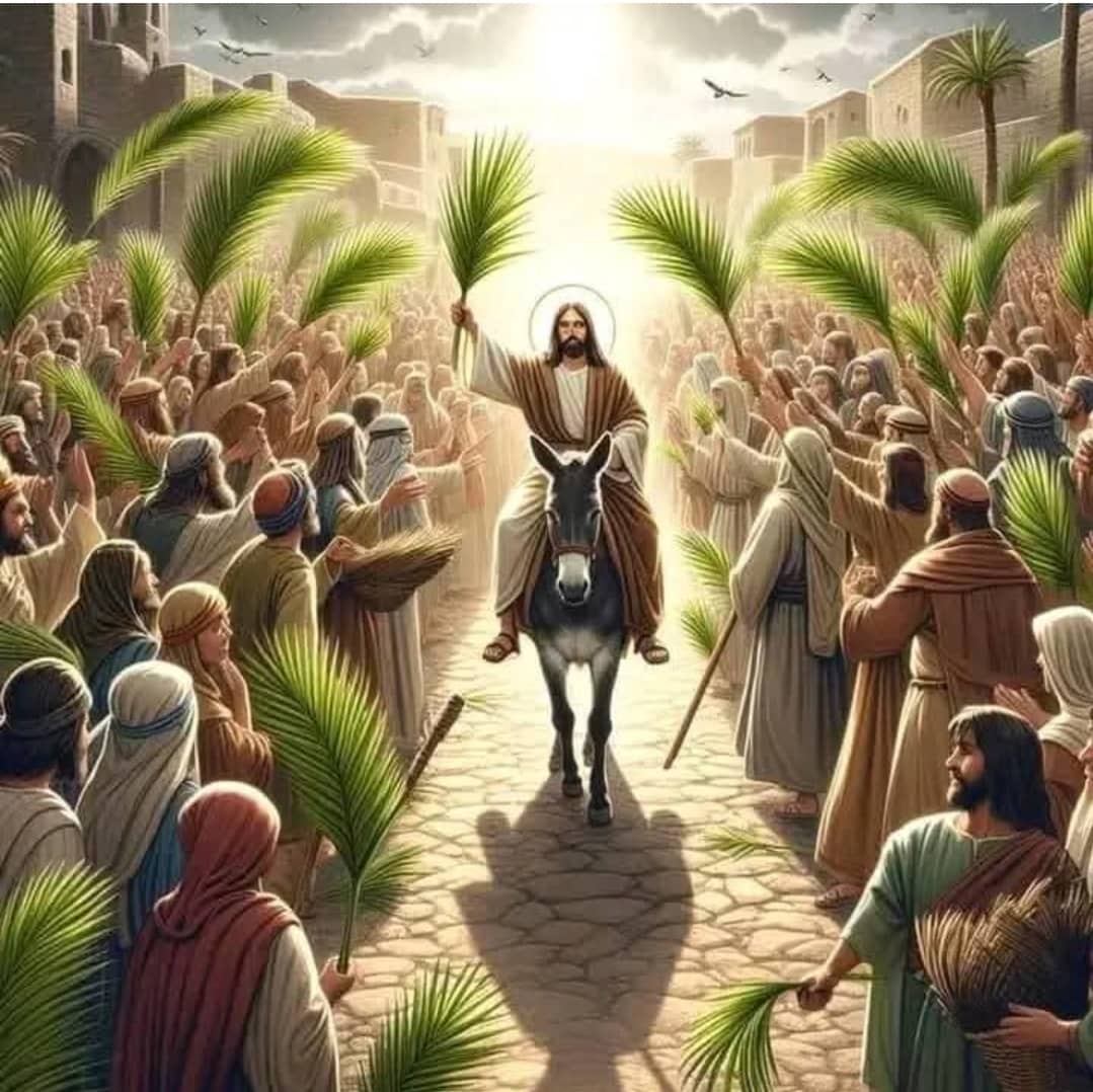 La route vers Pâques,

En ce dimanche des Rameaux et de la Passion, je vous souhaite une corbeille de bénédiction.
Puisse vos palmes et vos hosannas vous apporter #esperance  et joies.
 HOSANNA !

#paques2025