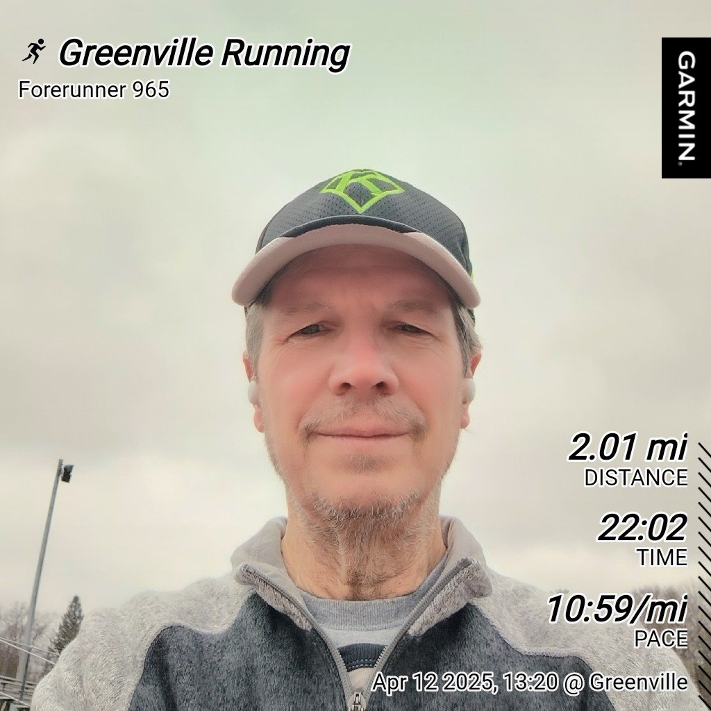 kenstitt's tweet photo. Day 102 #nodaysoff2025 and no days off for 5 years and 252 days.
Walked 1.11 miles.
Ran 2.01 miles.
#hipreplacement #garminfitness #brooksrunning #garminrunning #oofos #googlepixelbuds #garminforerunner965 #brooksglycerin #garmin #leagueofgarmin https://t.co/r7VbmYLExy
