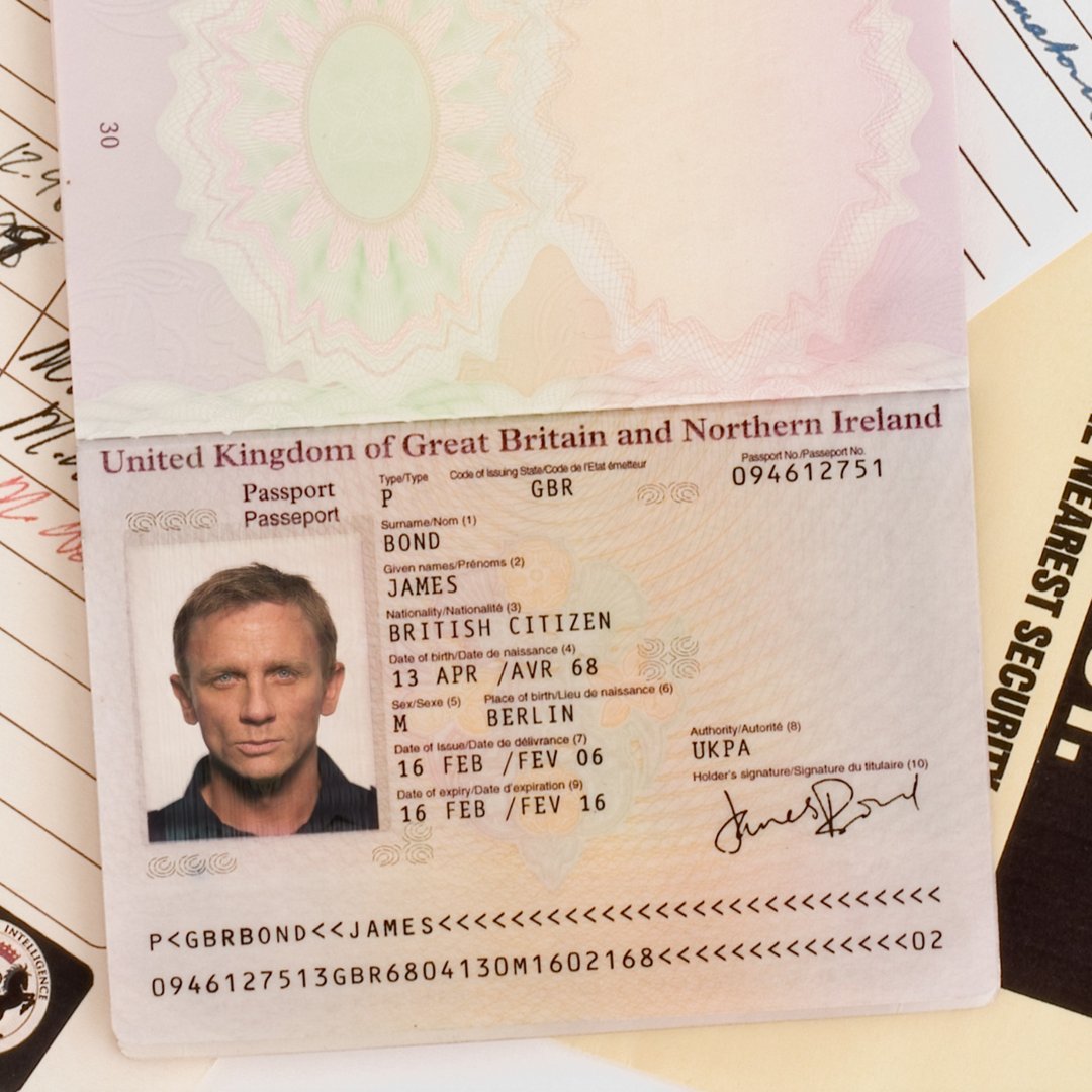007's tweet photo. In CASINO ROYALE, Bond’s passport lists April 13 as his date of birth, a nod to the original novel’s publication date. https://t.co/7P7c1Oql2h