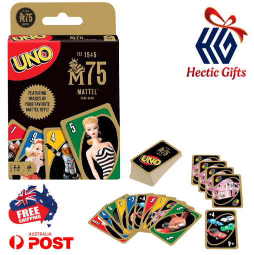 HecticGifts's tweet photo. NEW Mattel - UNO Mattel 75th Anniversary Edition Card Game
https://t.co/crOjlZOgle
#New #HecticGifts #Mattel #UNO #M75 #MattelSeventyFifthAnniversary #LimitedEdition #CardGame #Collectible #GameNight #ToyHistory #CardGame #FamilyFun #FreeShipping #AustraliaWide #FastShipping https://t.co/EoCOOCNpvi