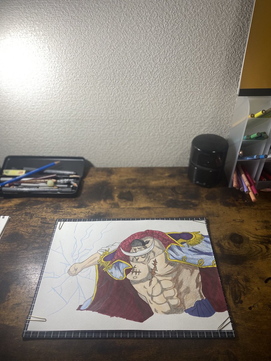 TK11abc's tweet photo. 白ひげを描いてみた。

#ONEPIECE
#白ひげ
#イラスト
#イラスト練習 https://t.co/UCfHWEdNHY