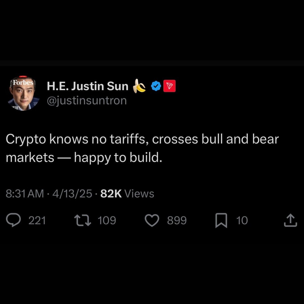 🔥TODAY: Justin Sun said, 